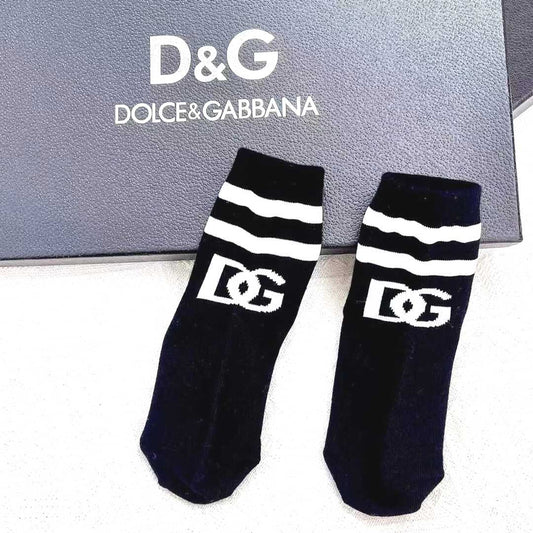 Dolce and Gabana Kids Logo Socks