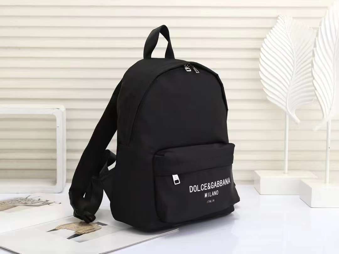Dolce & Gabbana nylon backpack with maxi logo and multi pockets