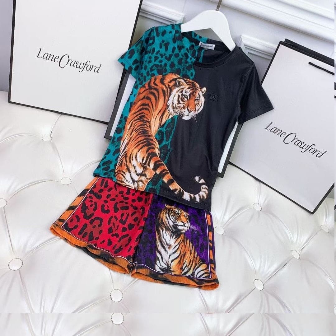 Dolce & Gabbana Kids Tiger-print Set - Barbyhans Kiddies