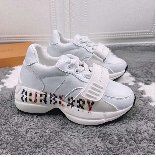 Burberry Kids Strap Sneakers