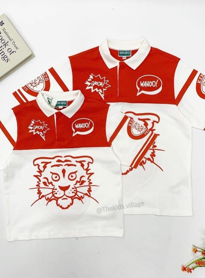 KENZO KIDS Cotton polo shirt