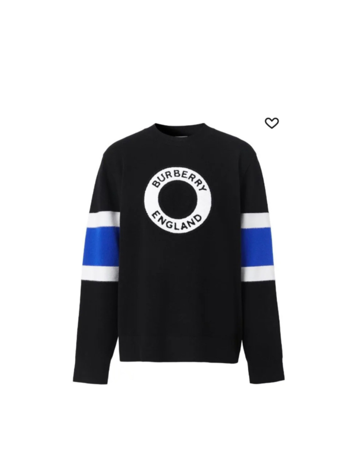 Burberry logo-print long-sleeved sweatshirt