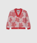 KENZO KIDS poppy pattern V-neck cardigan set - Image 2
