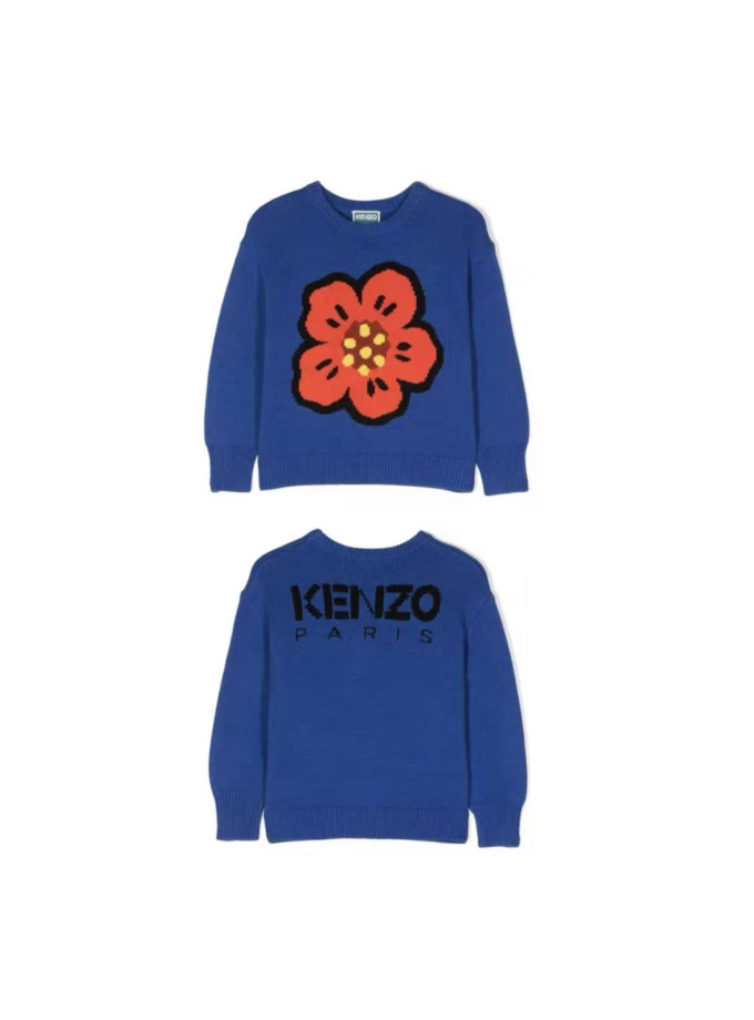 KENZO KIDS Boke Flower knit jumper