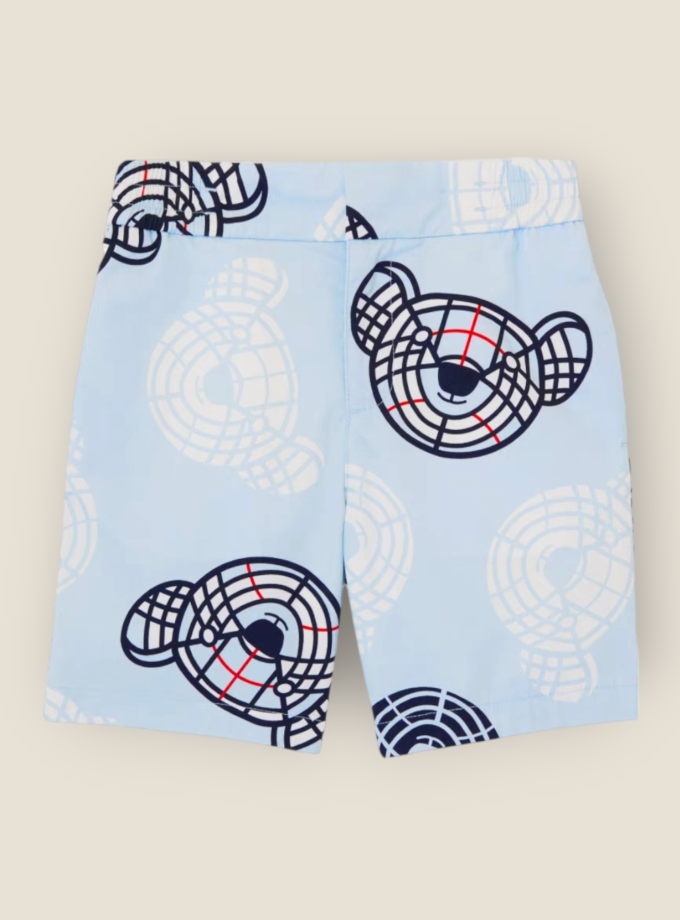 Burberry Kids Set Thomas bear print cotton.