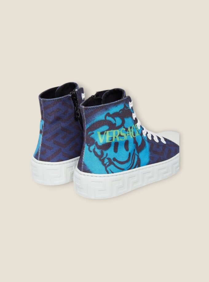 Versace Kids High-Top Sneakers