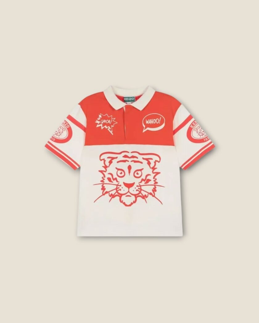 KENZO KIDS  Cotton polo shirt