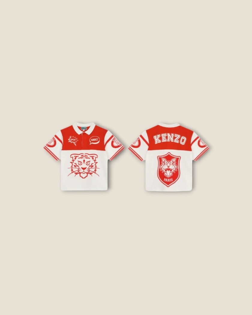 KENZO KIDS  Cotton polo shirt - Image 3