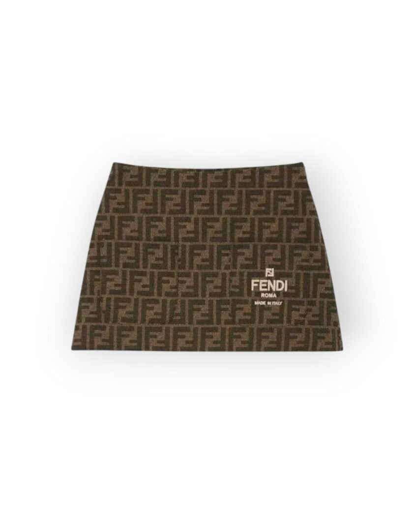 Fendi Junior Canvas Skirt