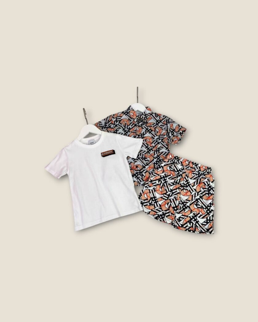 Burberry Kids Logo Print Summer Set - Image 2