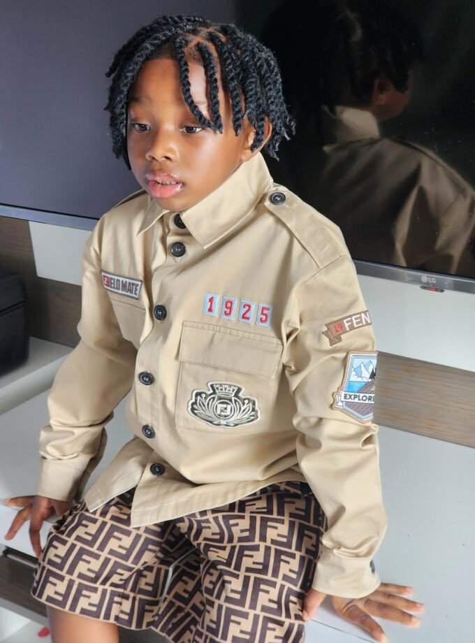 Fendi Gabardine junior Set