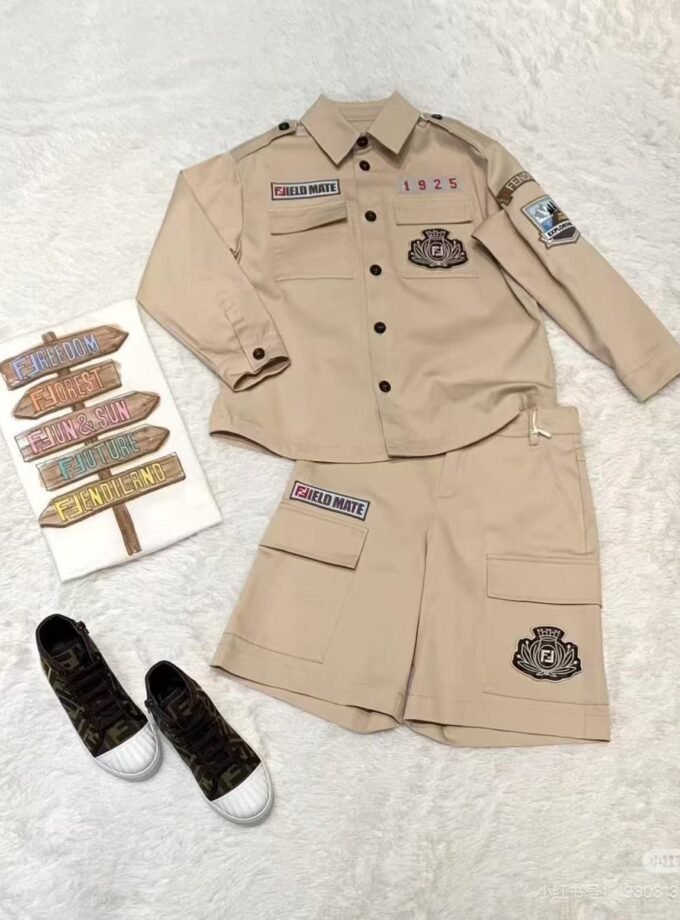 Fendi Gabardine junior Set