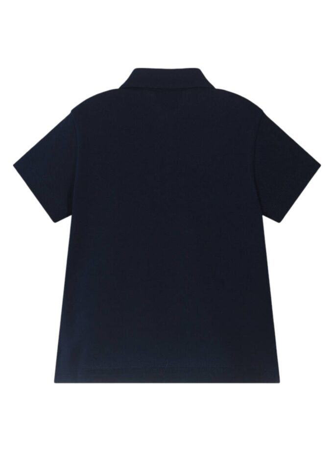 Fendi Boys Navy Blue Cotton Polo Shirt