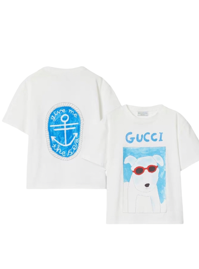 GUCCI Children's printed cotton T-shirt
