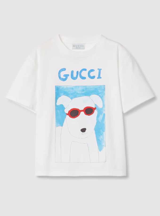 GUCCI Children's printed cotton T-shirt