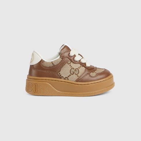 Gucci Toddler leather platform trainer