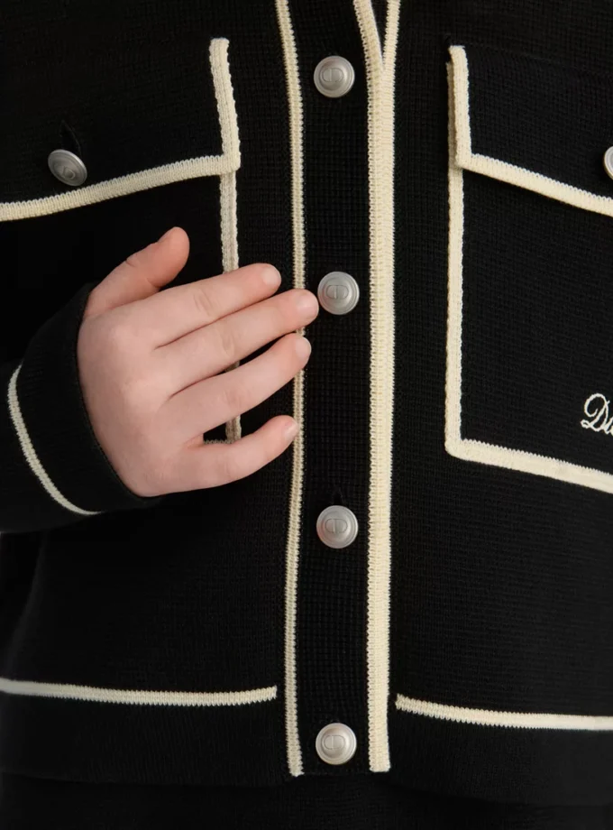 Dior Black Cotton and Cashmere