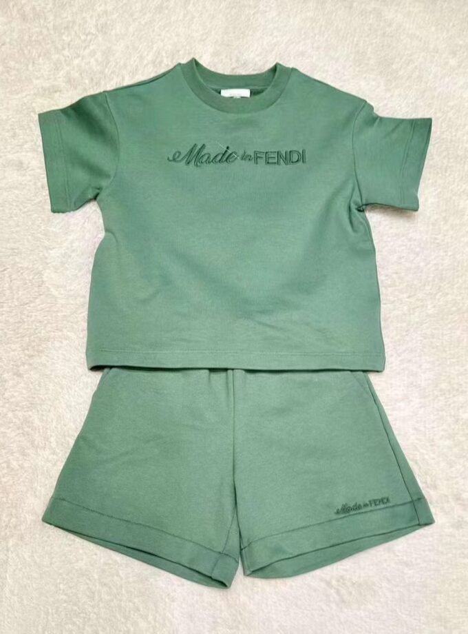 fendi kids cotton print