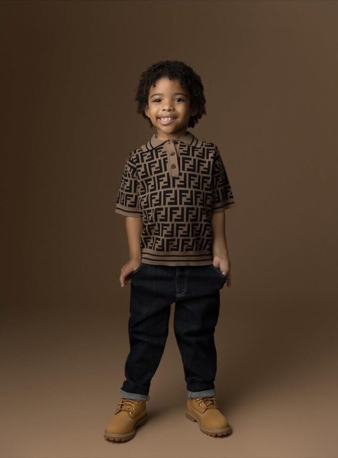 Fendi kids Knit Polo Shirt