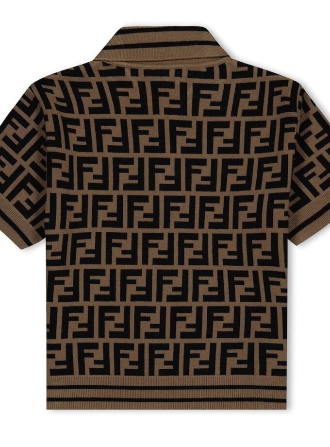 Fendi kids Knit Polo Shirt