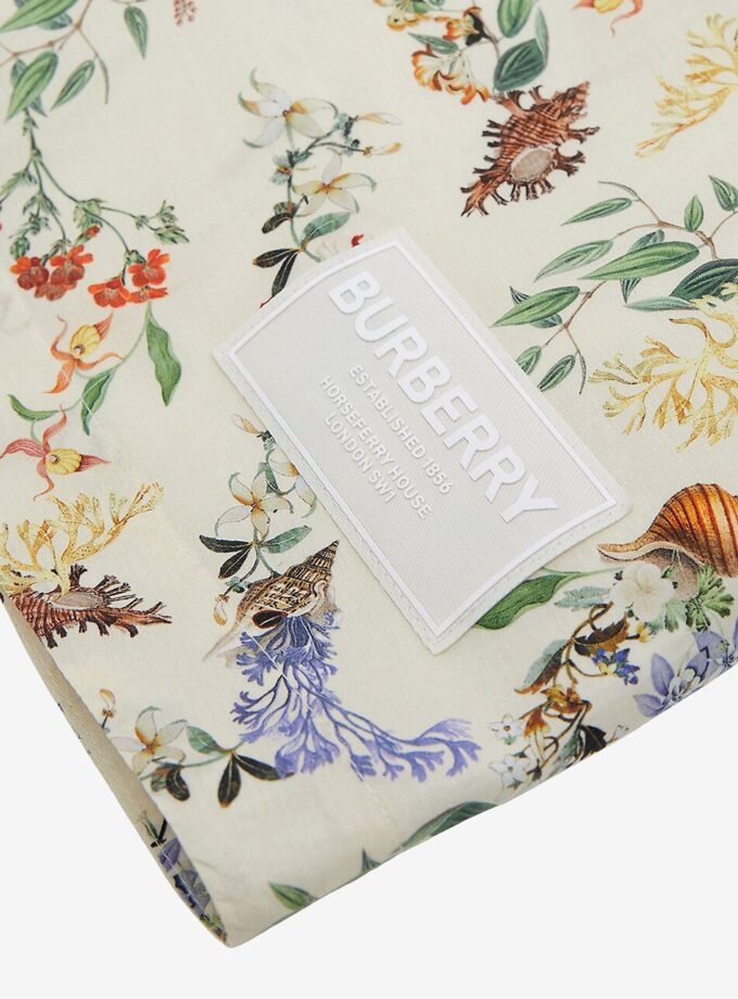 Burberry Rhoda Coral sleeveless girl's cotton dress