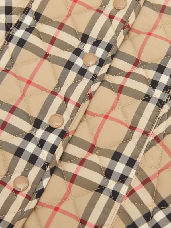 Burberry Kids
check-print pinafore dress