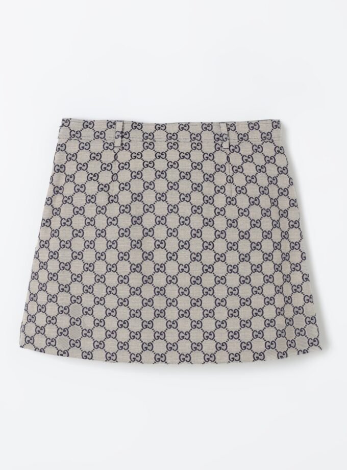 Gucci Kids-patterned pleated mini skirt