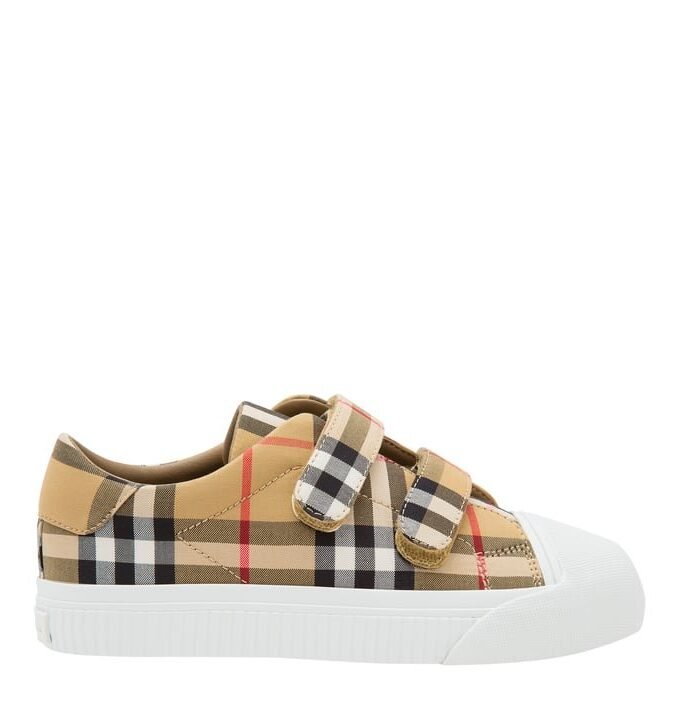 Burberry kids check sneakers