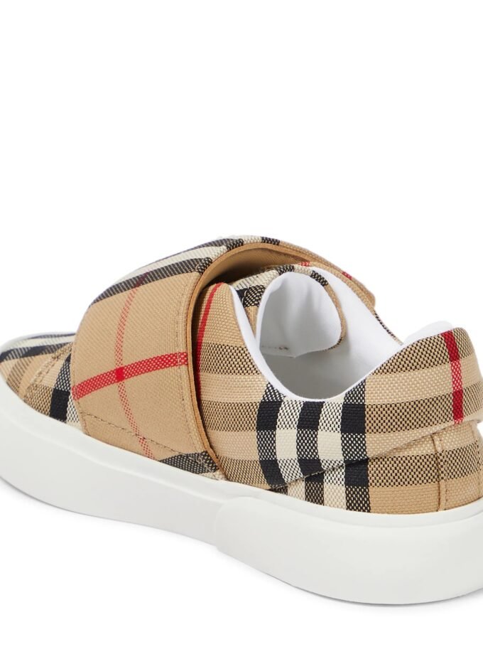Burberry kids check sneakers