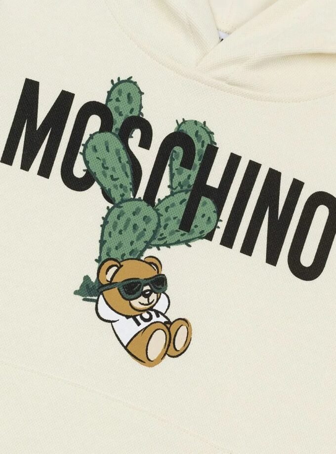 Kids Moschino cotton hoodie