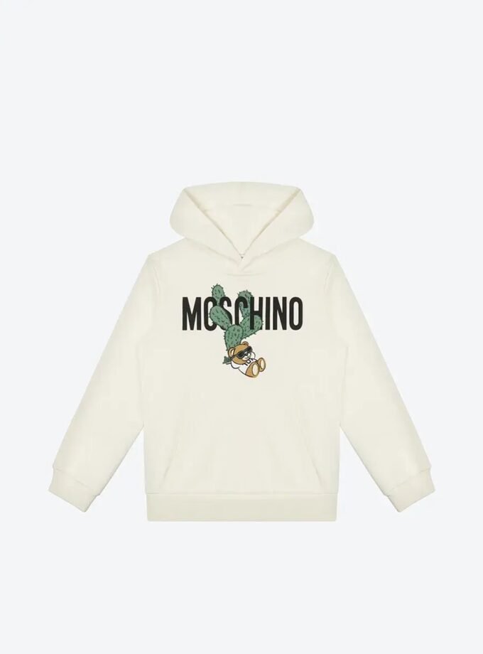 Kids Moschino cotton hoodie