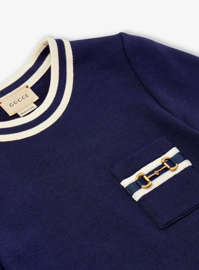 GUCCI striped cotton dress