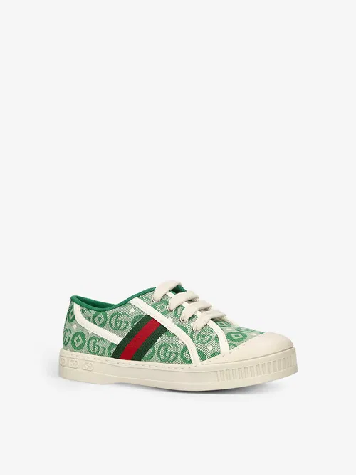 Kid Gucci Tennis Woven Shoes