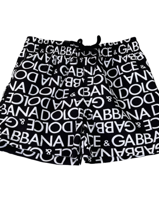 Dolce & Gabbana Kids
logo-print drawstring swim shorts