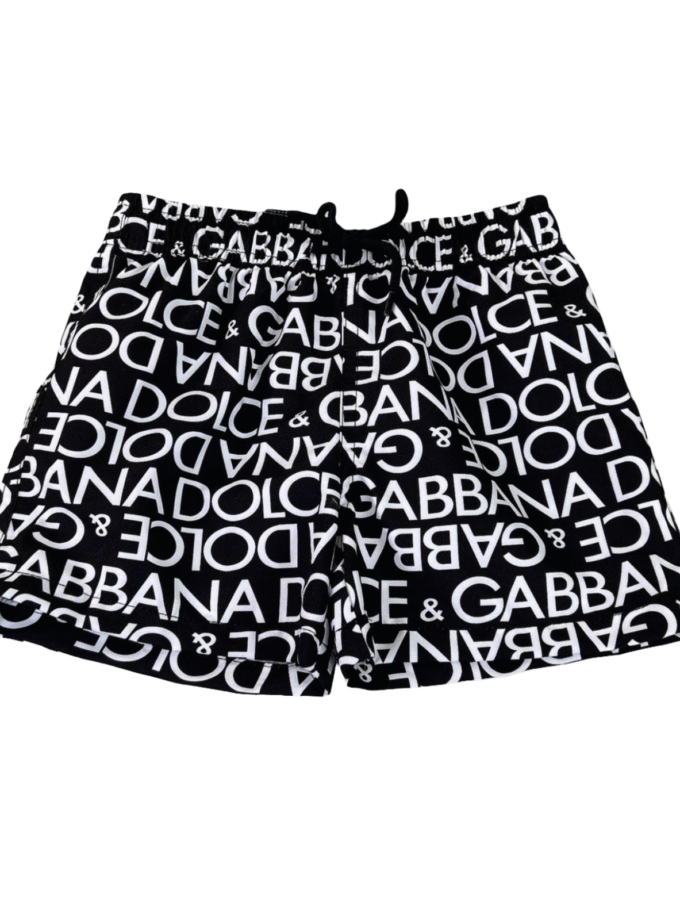 Dolce & Gabbana Kids
logo-print drawstring swim shorts