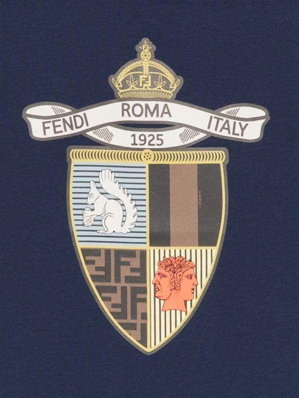 FENDI KIDS
Fendi Kids blue printed T-shirt for boys