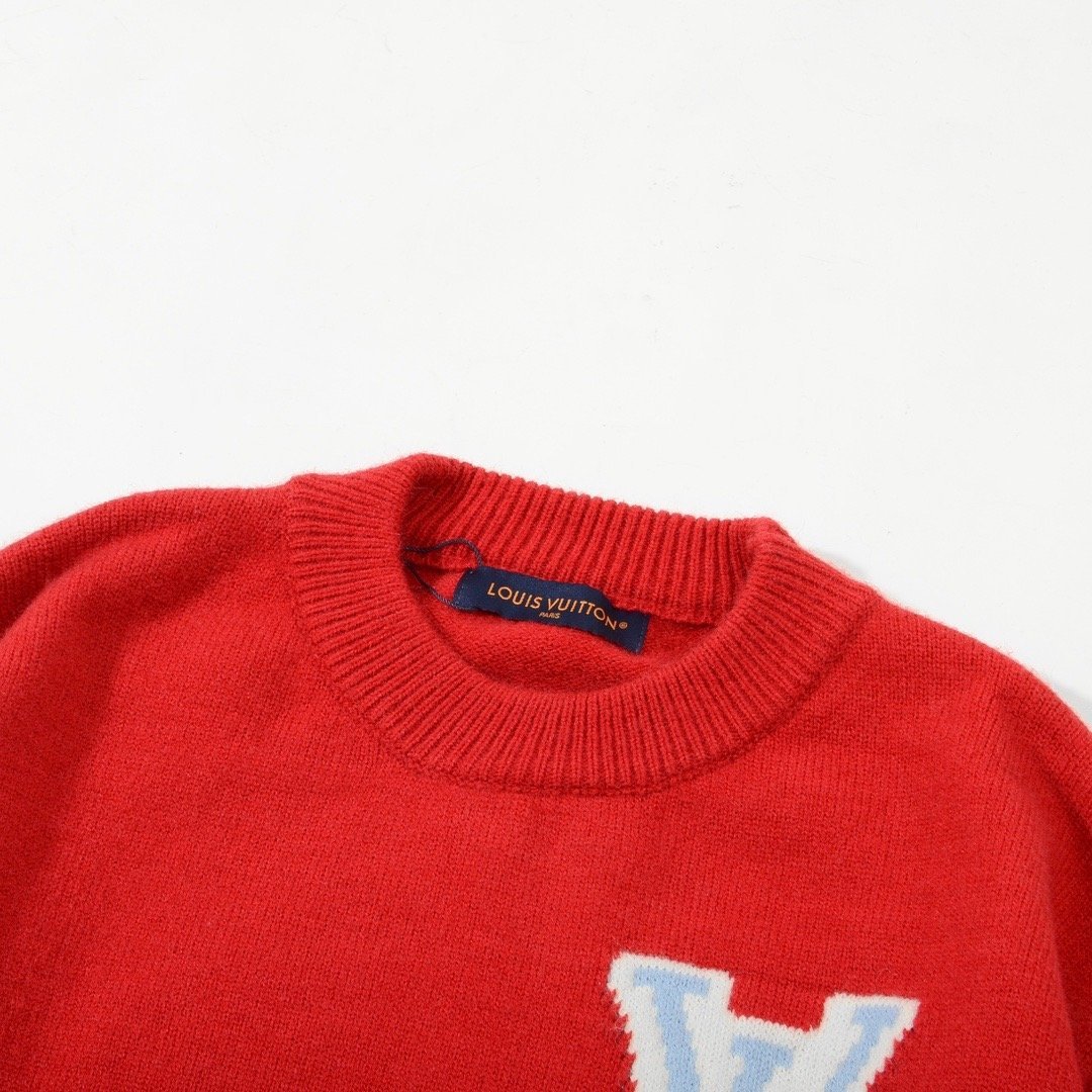 LOUIS VUITTON Chunky Wool Blend Pullover For kids - Image 3