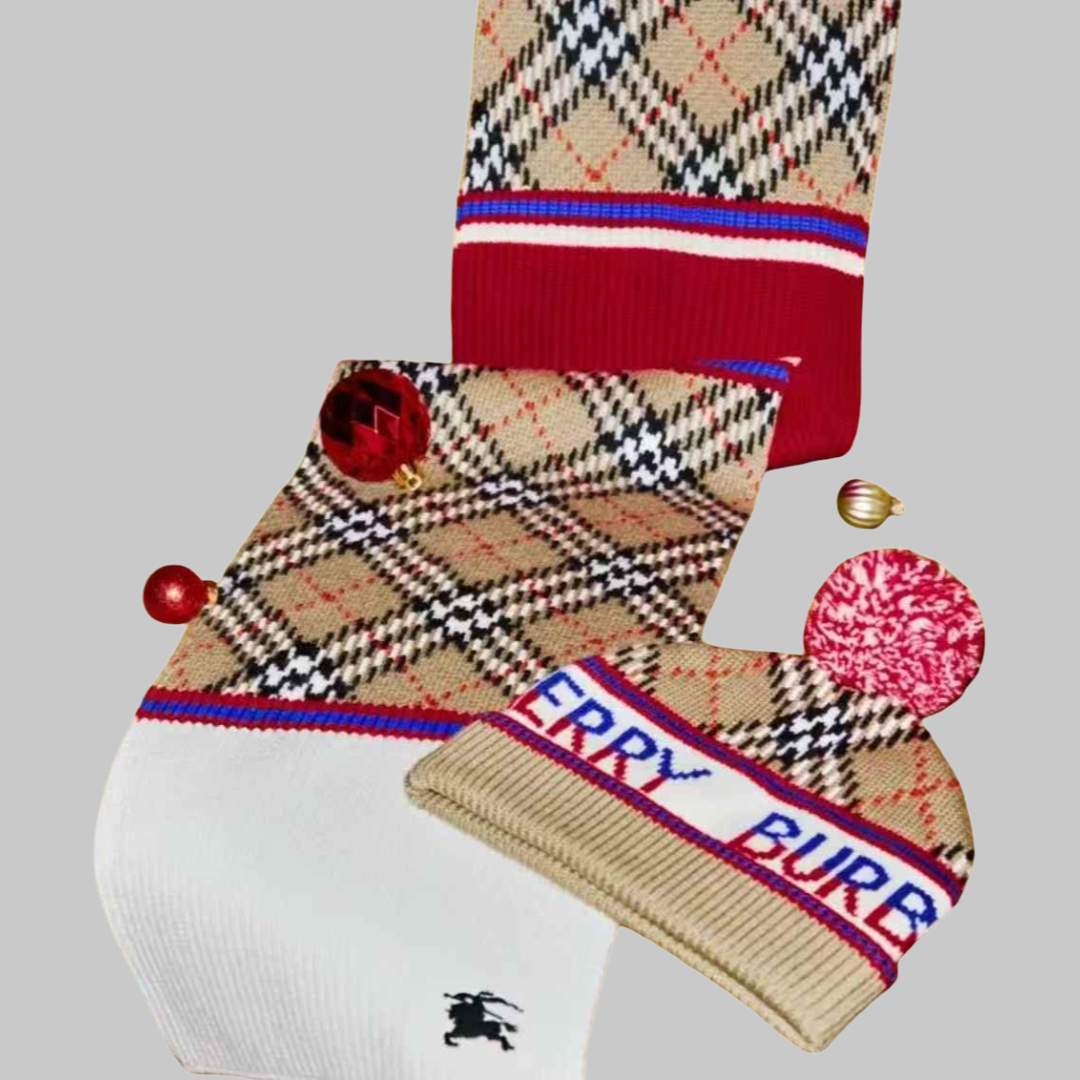 Core Jacquard Burberry kids Cashmere Blend