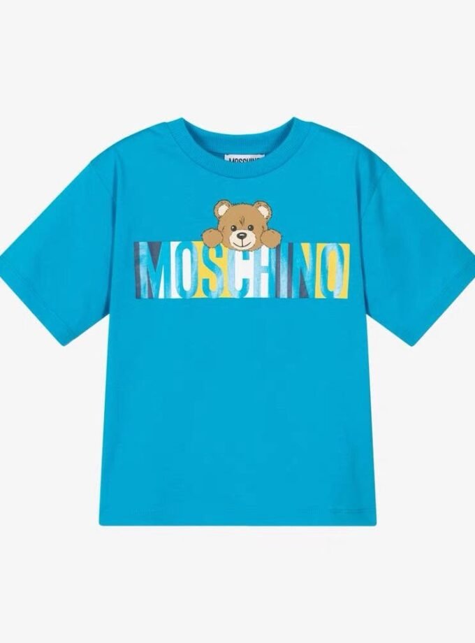 Moschino Kids
Teddy Bear logo-print T-shirt