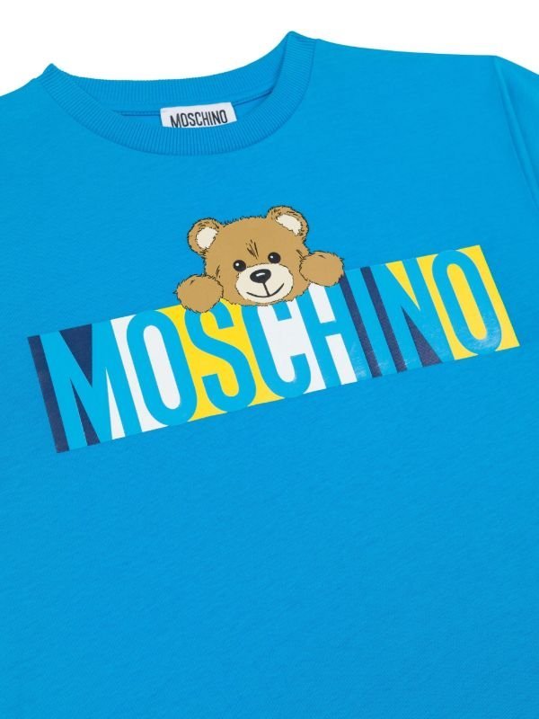 Moschino Kids
Teddy Bear logo-print T-shirt