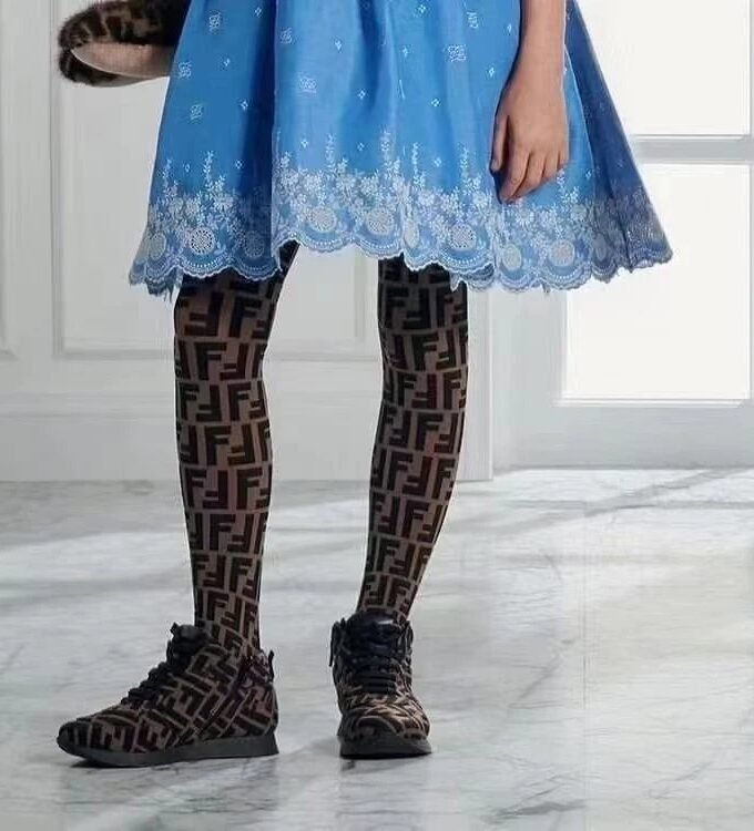 Girl's Logo-Print Tights
Fendi