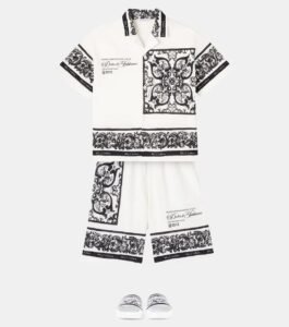 Short-sleeved  Jersey T-shirt with Short set Dolce&Gabbana Print