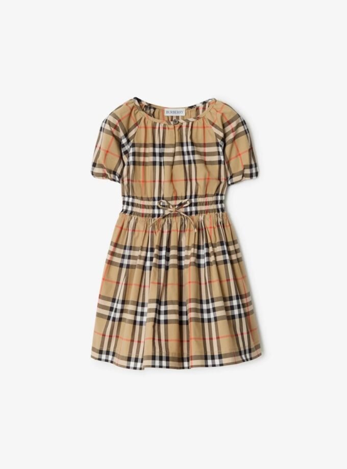 BURBERRY Check Cotton Dress