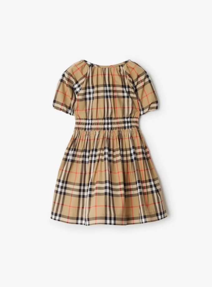 BURBERRY Check Cotton Dress