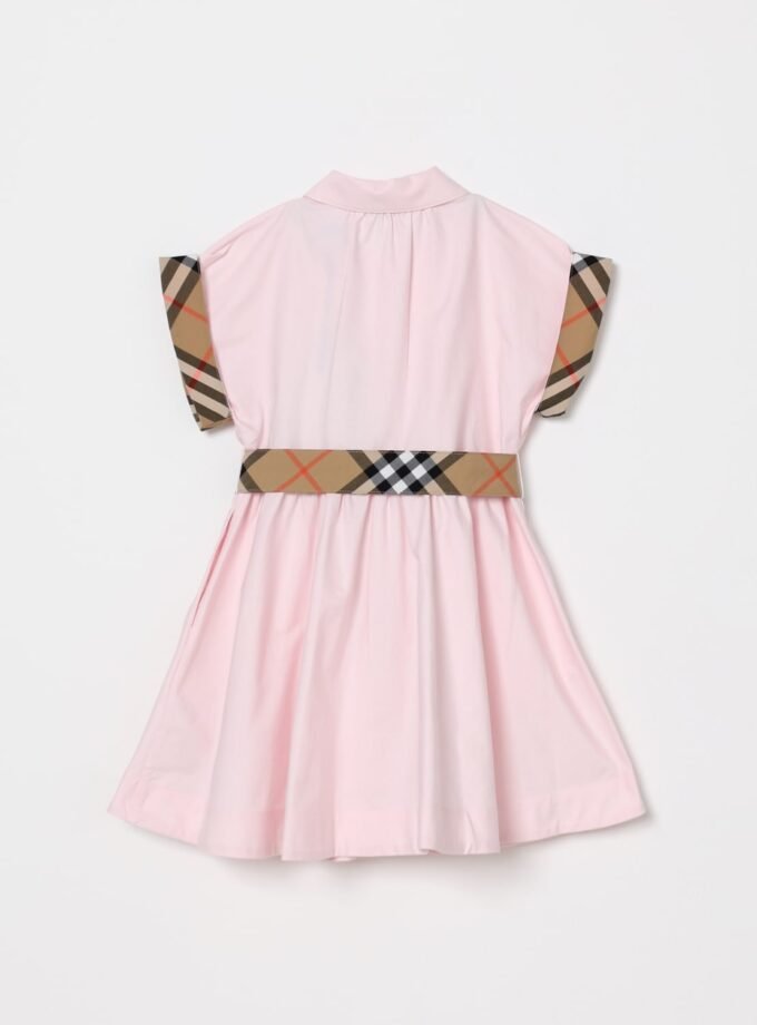Check Trim Cotton BURBERRY Shirt Dress
Ice pink
2 Colours