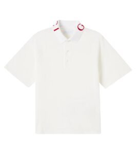 GUCCI Children's stretch cotton polo shirt
