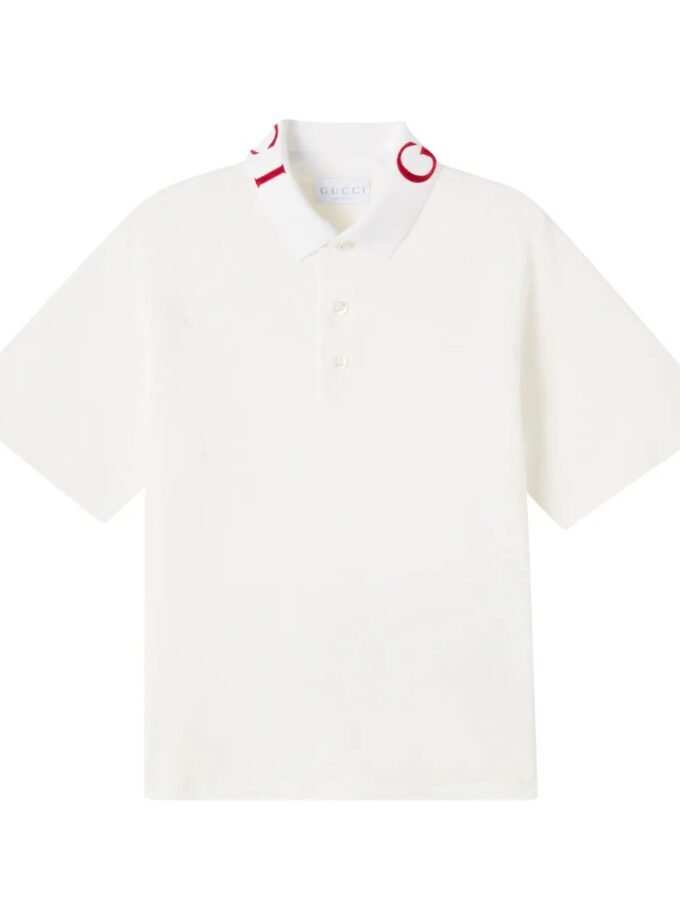 GUCCI Children's stretch cotton polo shirt