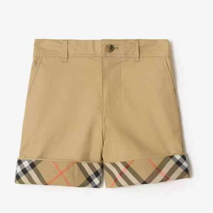 Check Cotton Burberry short