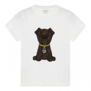 Fendi T-Shirt with Dog Logo