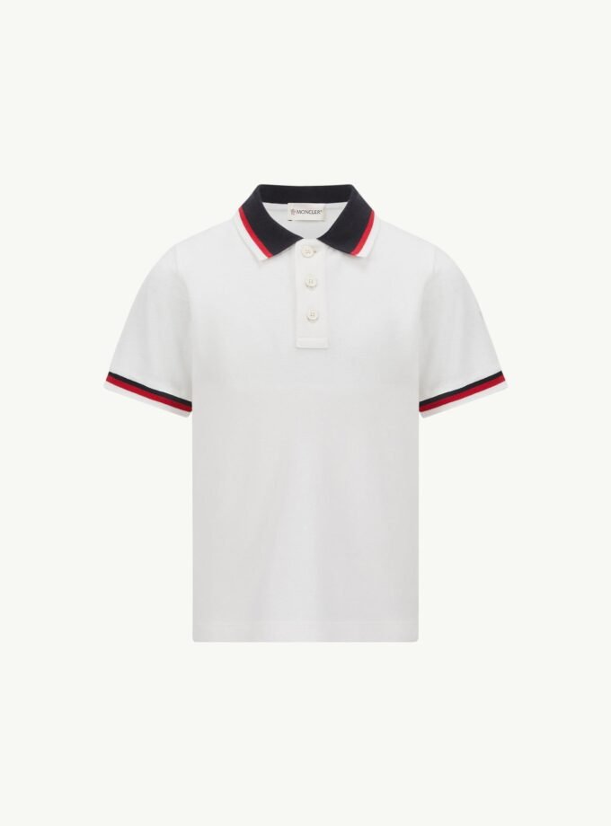 Moncler kids
shortsleeved polo white shirt
